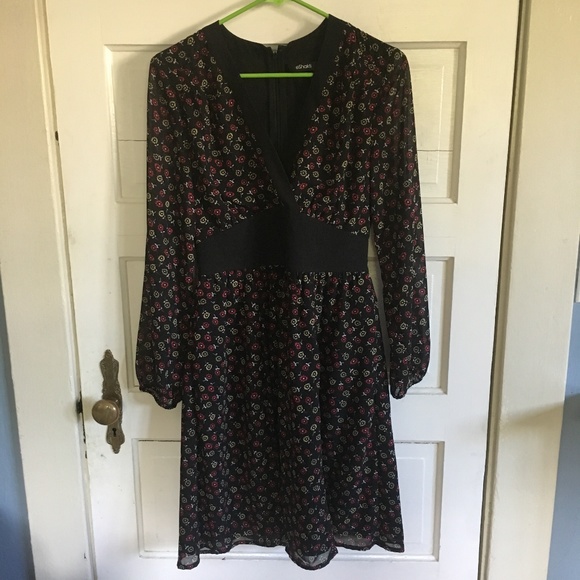 eshakti Floral Dress! Knee Length Lightweight - Picture 1 of 3